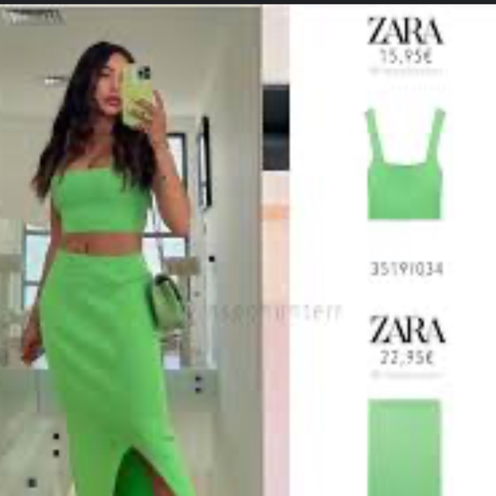 Zara Ribbed Tank Top-M - Picture 6 of 6